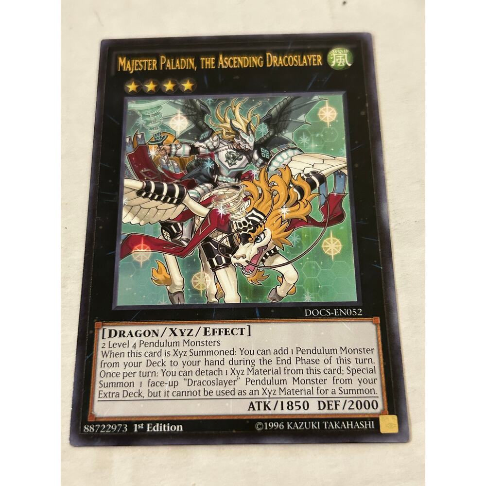 Majester Paladin, the Ascending Dracoslayer DOCS MTG #052 UTR 1st Edition
